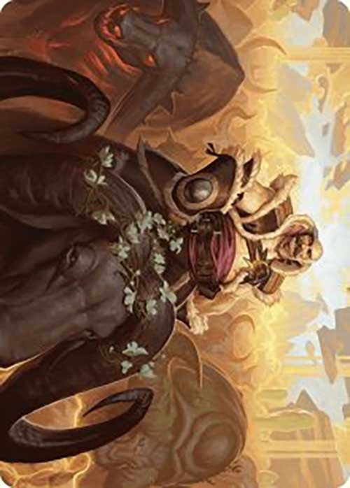 Image for Bruse Tarl, Roving Rancher Art Card (20) (Art Series: Outlaws of Thunder Junction) - Magic: The Gathering