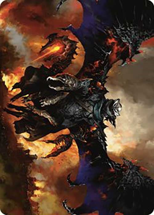 Image for Akul the Unrepentant Art Card (16) (Art Series: Outlaws of Thunder Junction) - Magic: The Gathering