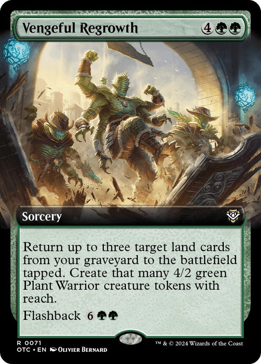 Image for Vengeful Regrowth (Extended Art) (71) (Commander: Outlaws of Thunder Junction) - Magic: The Gathering