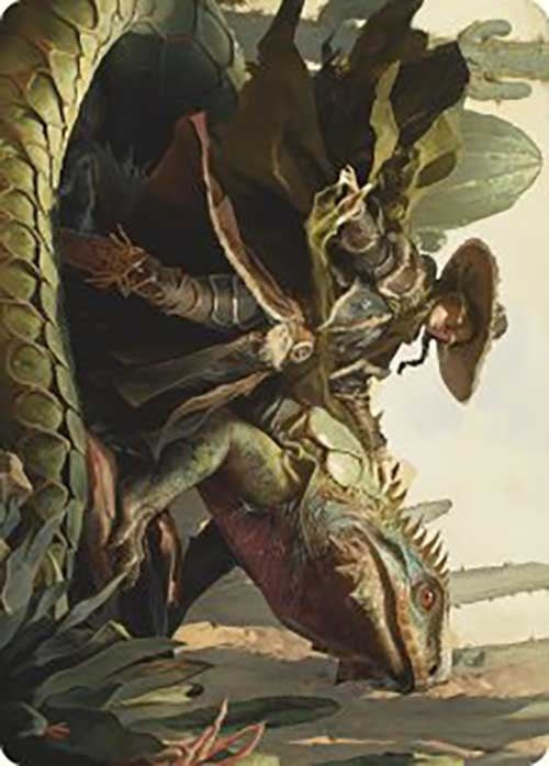 Image for Outcaster Trailblazer Art Card (14) (Art Series: Outlaws of Thunder Junction) - Magic: The Gathering