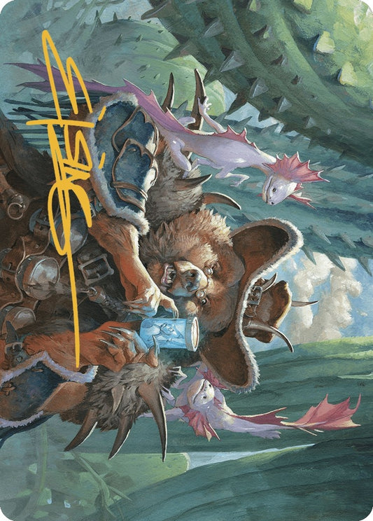 Image for Doc Aurlock, Grizzled Genius Art Card (Gold-Stamped Signature) (21) (Art Series: Outlaws of Thunder Junction) - Magic: The Gathering