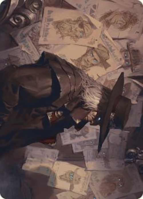 Image for Lazav, Familiar Stranger Art Card (25) (Art Series: Outlaws of Thunder Junction) - Magic: The Gathering