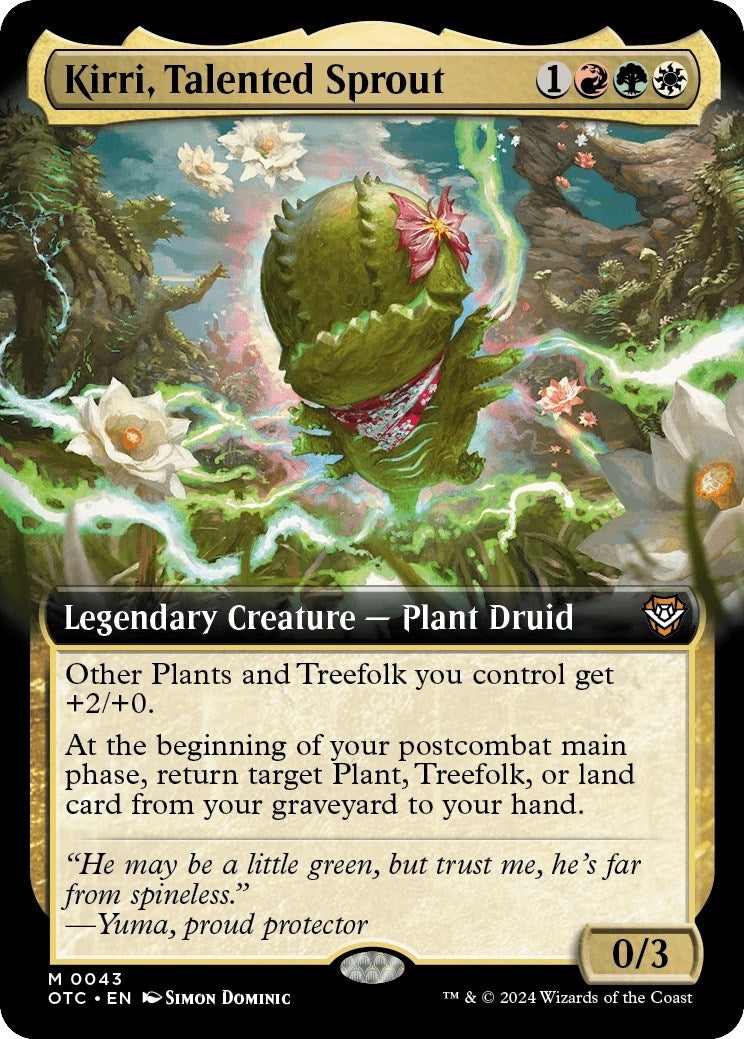 Image for Kirri, Talented Sprout (Extended Art) (43) (Commander: Outlaws of Thunder Junction) - Magic: The Gathering