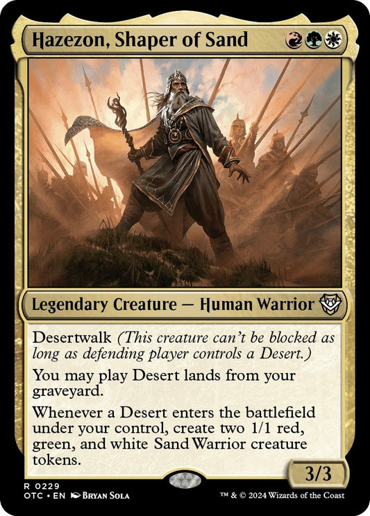 Image for Hazezon, Shaper of Sand (229) (Commander: Outlaws of Thunder Junction) - Magic: The Gathering