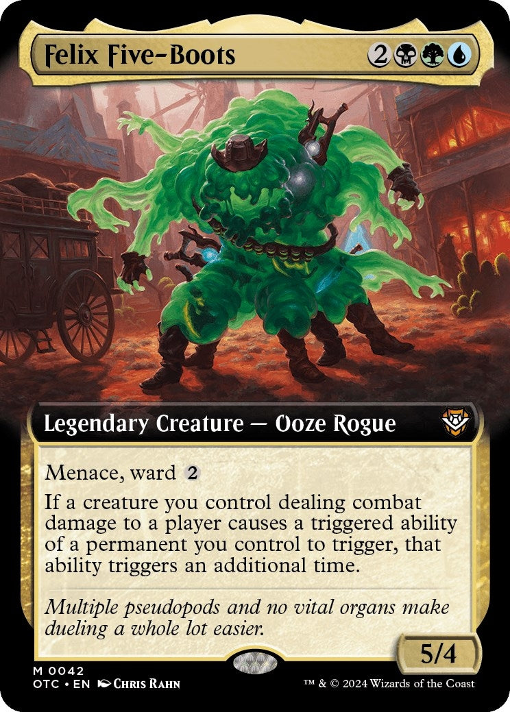 Image for Felix Five-Boots (Extended Art) (42) (Commander: Outlaws of Thunder Junction) - Magic: The Gathering