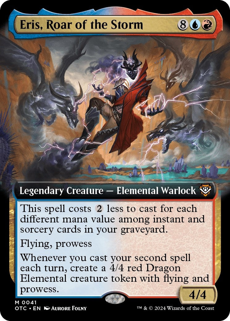 Image for Eris, Roar of the Storm (Extended Art) (41) (Commander: Outlaws of Thunder Junction) - Magic: The Gathering