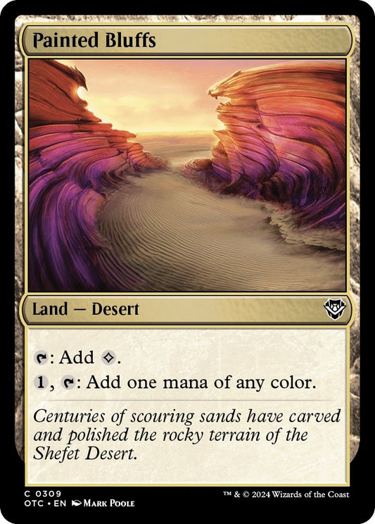 Image for Painted Bluffs (309) (Commander: Outlaws of Thunder Junction) - Magic: The Gathering