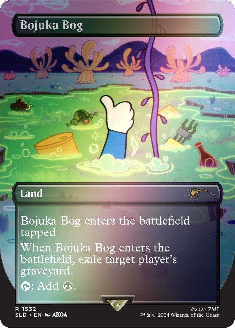 Image for Bojuka Bog (Rainbow Foil) (1532) (Secret Lair Drop Series) - Magic: The Gathering