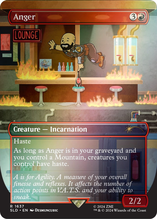 Image for Anger (Rainbow Foil) (1637) (Secret Lair Drop Series) - Magic: The Gathering