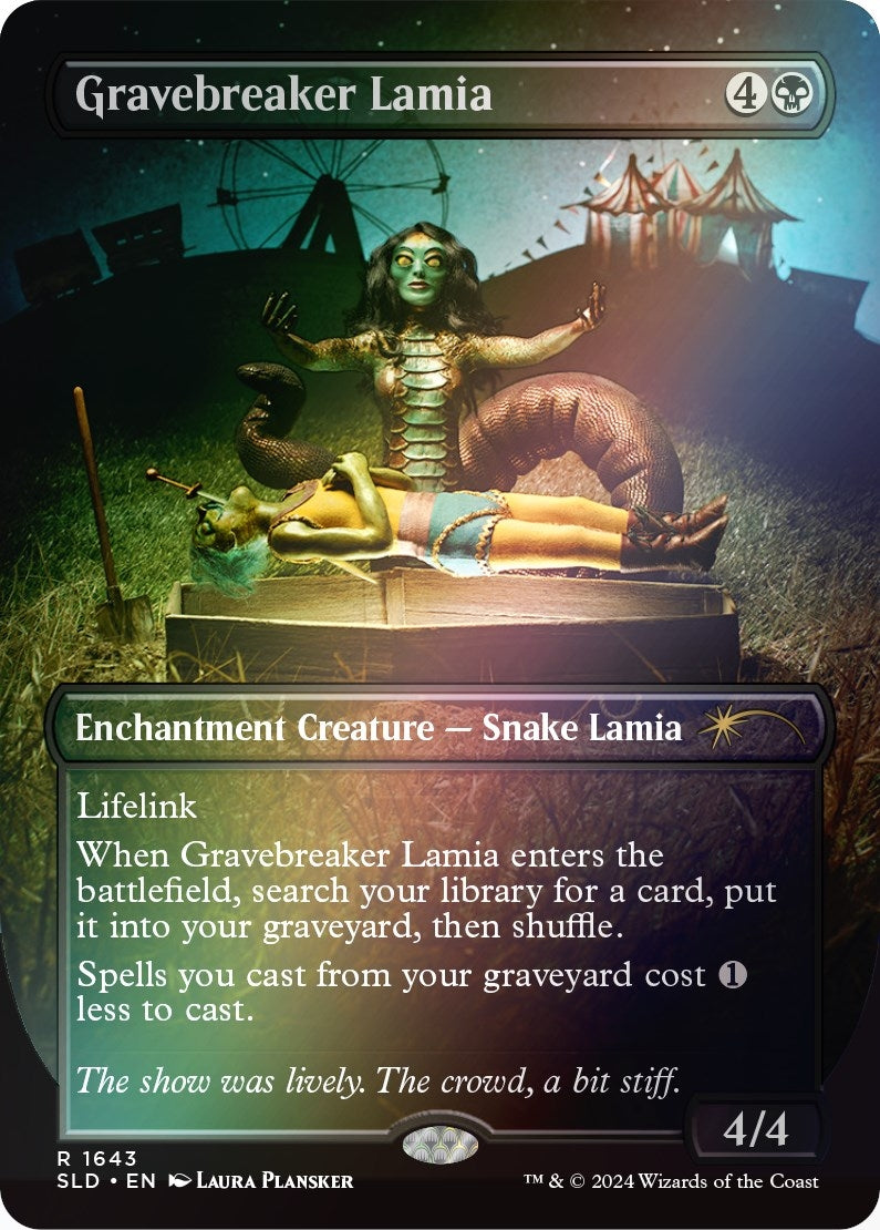 Image for Gravebreaker Lamia (Rainbow Foil) (1643) (Secret Lair Drop Series) - Magic: The Gathering