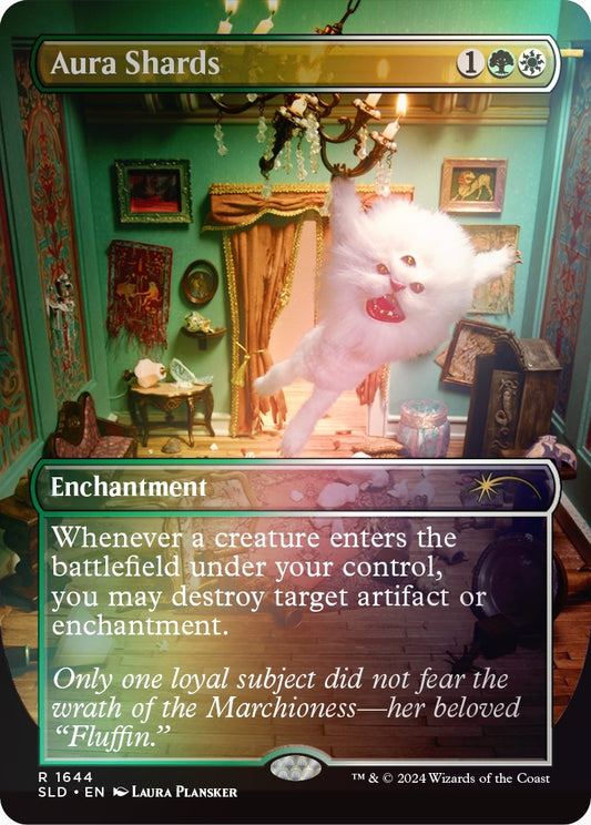Image for Aura Shards (Rainbow Foil) (1644) (Secret Lair Drop Series) - Magic: The Gathering