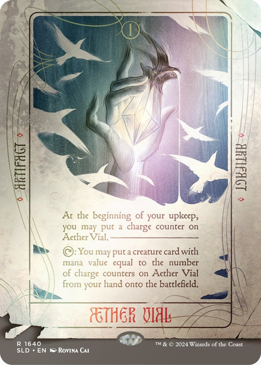 Image for Aether Vial (Rainbow Foil) (1640) (Secret Lair Drop Series) - Magic: The Gathering