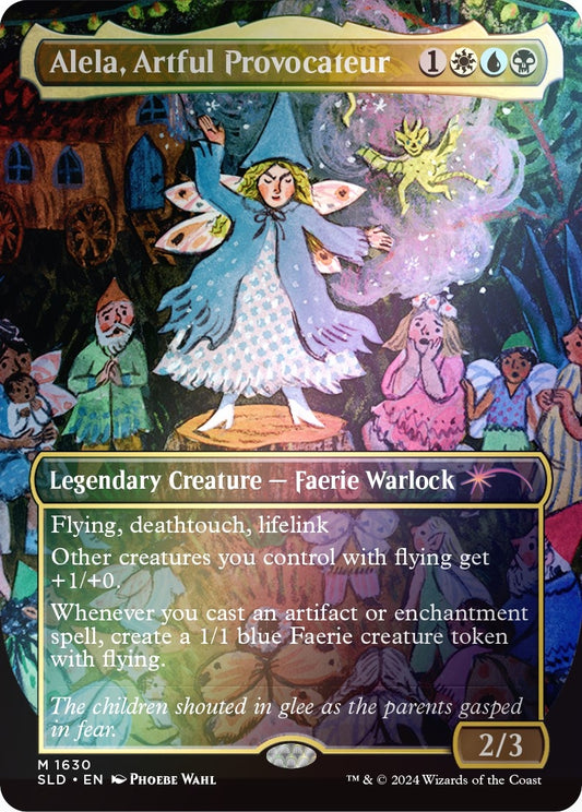 Image for Alela, Artful Provocateur (1630) (Rainbow Foil) (1630) (Secret Lair Drop Series) - Magic: The Gathering