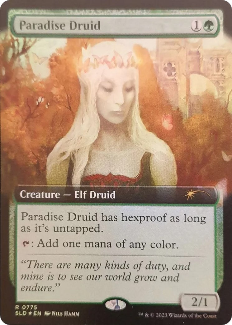 Image for Paradise Druid (Extended Art) (775) (Secret Lair Drop Series) - Magic: The Gathering