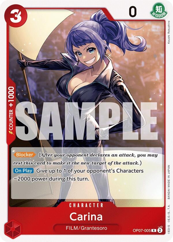 Image for Carina (OP07-005) (500 Years in the Future) - One Piece Card Game