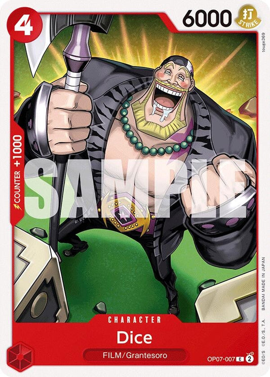 Image for Dice (OP07-007) (500 Years in the Future) - One Piece Card Game