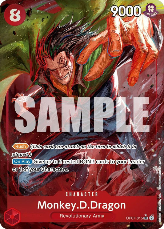 Image for Monkey.D.Dragon (015) (Parallel) (OP07-015) (500 Years in the Future) - One Piece Card Game