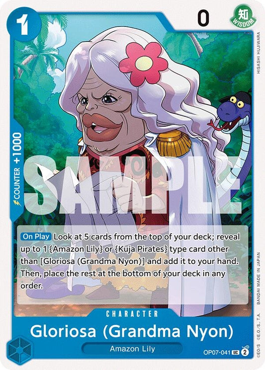 Image for Gloriosa (Grandma Nyon) (OP07-041) (500 Years in the Future) - One Piece Card Game