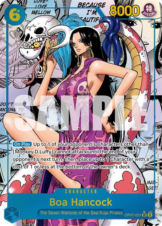 Image for Boa Hancock (051) (Parallel) (Manga) (OP07-051) (500 Years in the Future) - One Piece Card Game