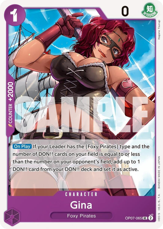 Image for Gina (OP07-065) (500 Years in the Future) - One Piece Card Game