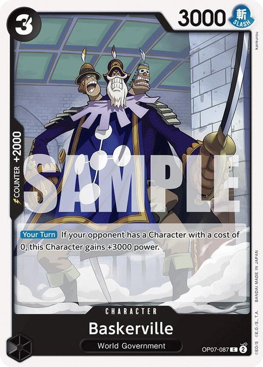 Image for Baskerville (OP07-087) (500 Years in the Future) - One Piece Card Game