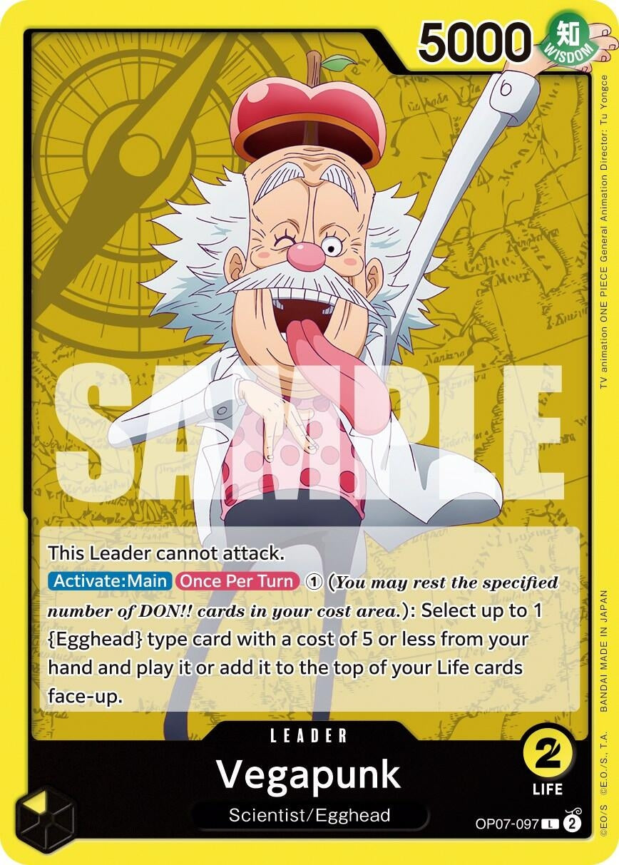 Image for Vegapunk (OP07-097) (500 Years in the Future) - One Piece Card Game