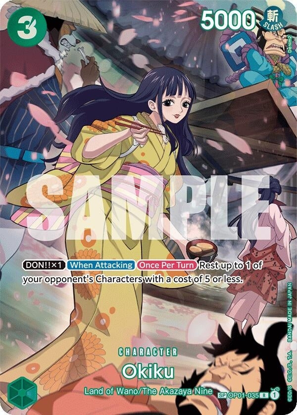 Image for Okiku (SP) (OP01-035) (500 Years in the Future) - One Piece Card Game