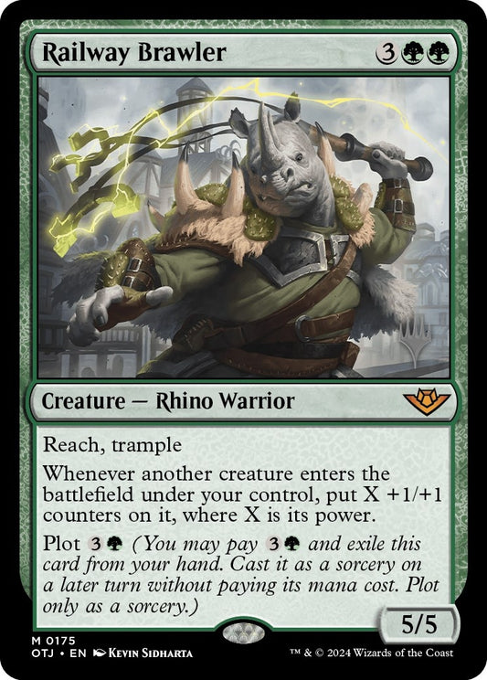Image for Railway Brawler (175) (Promo Pack: Outlaws of Thunder Junction) - Magic: The Gathering