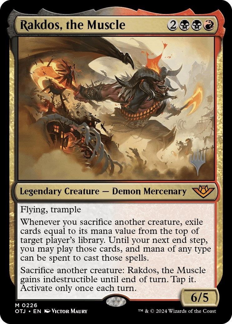 Image for Rakdos, the Muscle (226) (Promo Pack: Outlaws of Thunder Junction) - Magic: The Gathering