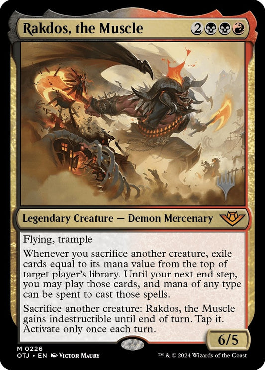 Image for Rakdos, the Muscle (226) (Promo Pack: Outlaws of Thunder Junction) - Magic: The Gathering