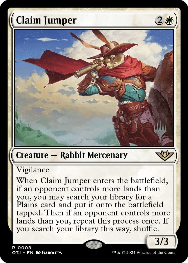 Image for Claim Jumper (8) (Promo Pack: Outlaws of Thunder Junction) - Magic: The Gathering