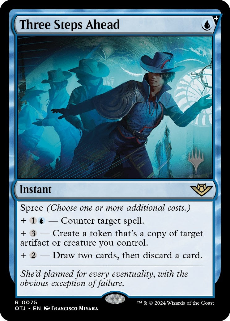 Image for Three Steps Ahead (75) (Promo Pack: Outlaws of Thunder Junction) - Magic: The Gathering