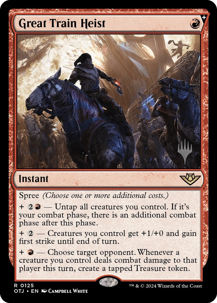 Image for Great Train Heist (125) (Promo Pack: Outlaws of Thunder Junction) - Magic: The Gathering