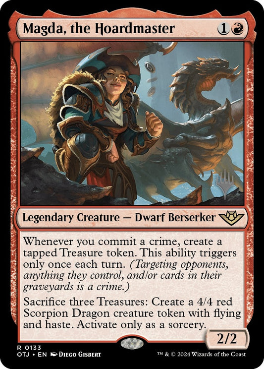 Image for Magda, the Hoardmaster (133) (Promo Pack: Outlaws of Thunder Junction) - Magic: The Gathering