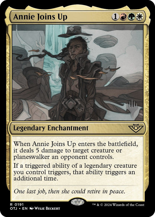 Image for Annie Joins Up (191) (Promo Pack: Outlaws of Thunder Junction) - Magic: The Gathering