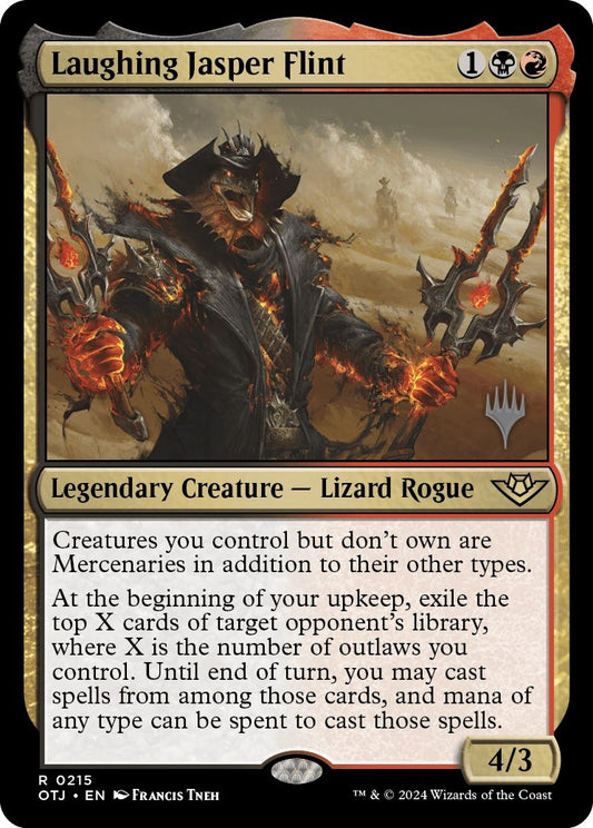 Image for Laughing Jasper Flint (215) (Promo Pack: Outlaws of Thunder Junction) - Magic: The Gathering