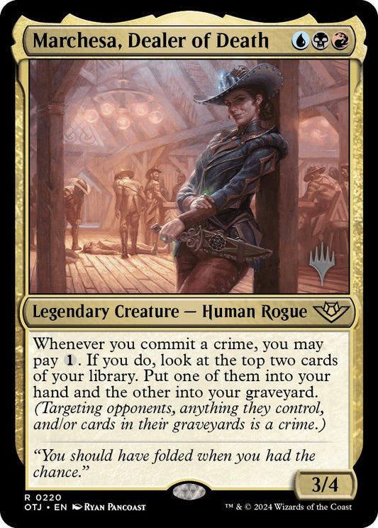 Image for Marchesa, Dealer of Death (220) (Promo Pack: Outlaws of Thunder Junction) - Magic: The Gathering