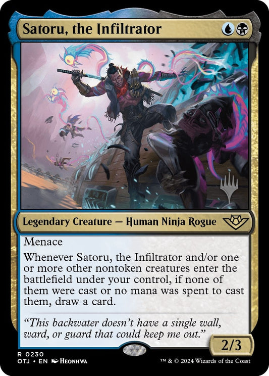 Image for Satoru, the Infiltrator (230) (Promo Pack: Outlaws of Thunder Junction) - Magic: The Gathering