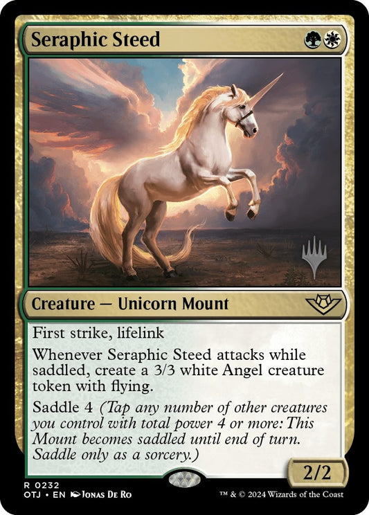 Image for Seraphic Steed (232) (Promo Pack: Outlaws of Thunder Junction) - Magic: The Gathering