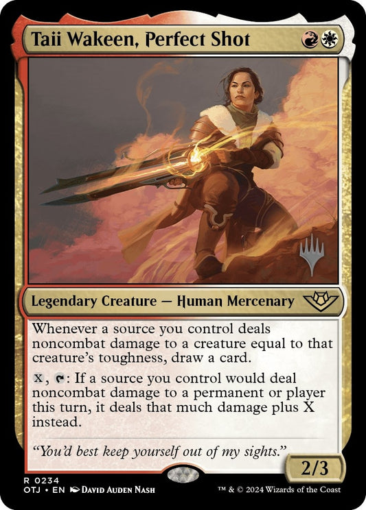 Image for Taii Wakeen, Perfect Shot (234) (Promo Pack: Outlaws of Thunder Junction) - Magic: The Gathering