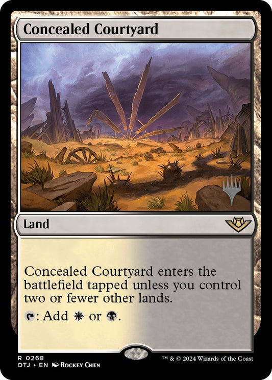 Image for Concealed Courtyard (268) (Promo Pack: Outlaws of Thunder Junction) - Magic: The Gathering