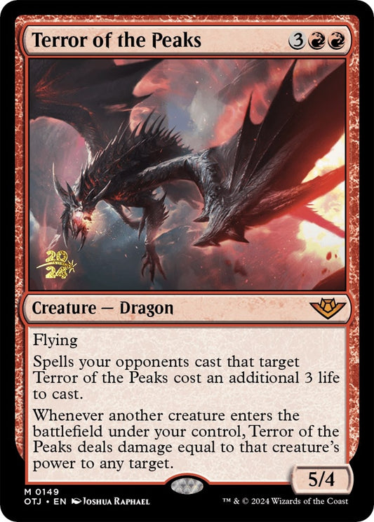 Image for Terror of the Peaks (OTJ) (149) (Prerelease Cards) - Magic: The Gathering