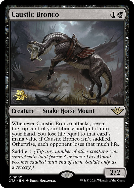Image for Caustic Bronco (82) (Prerelease Cards) - Magic: The Gathering