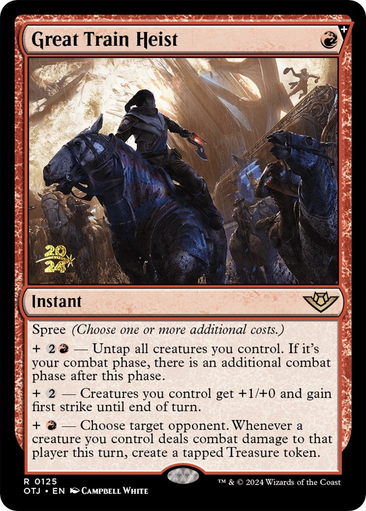 Image for Great Train Heist (125) (Prerelease Cards) - Magic: The Gathering