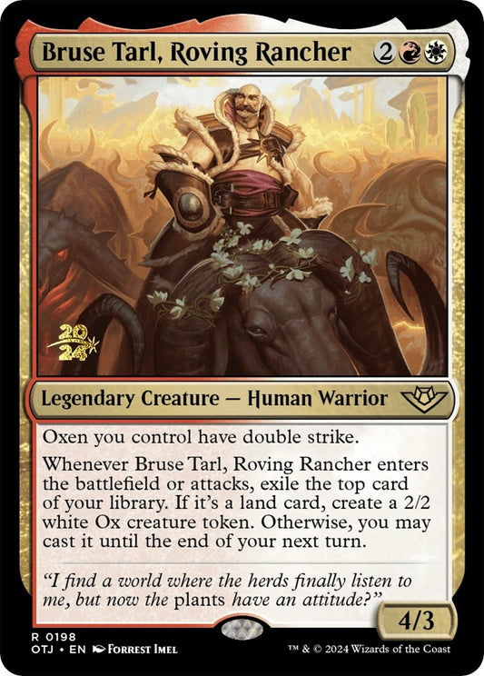 Image for Bruse Tarl, Roving Rancher (198) (Prerelease Cards) - Magic: The Gathering