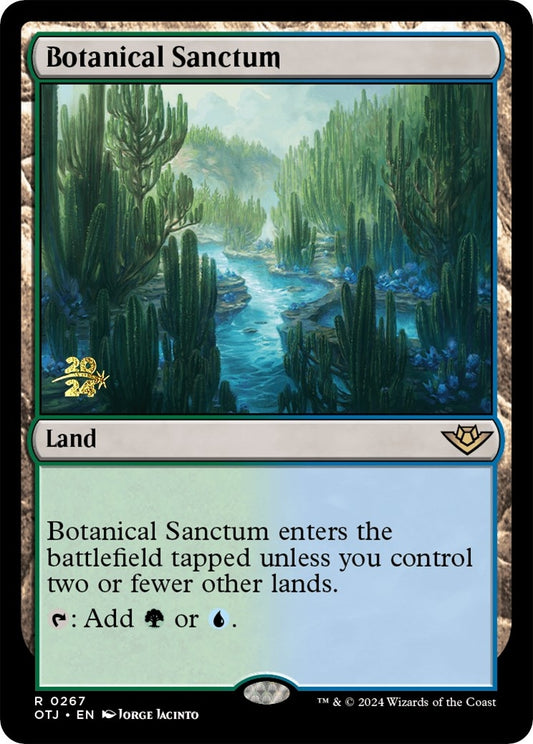 Image for Botanical Sanctum (OTJ) (267) (Prerelease Cards) - Magic: The Gathering