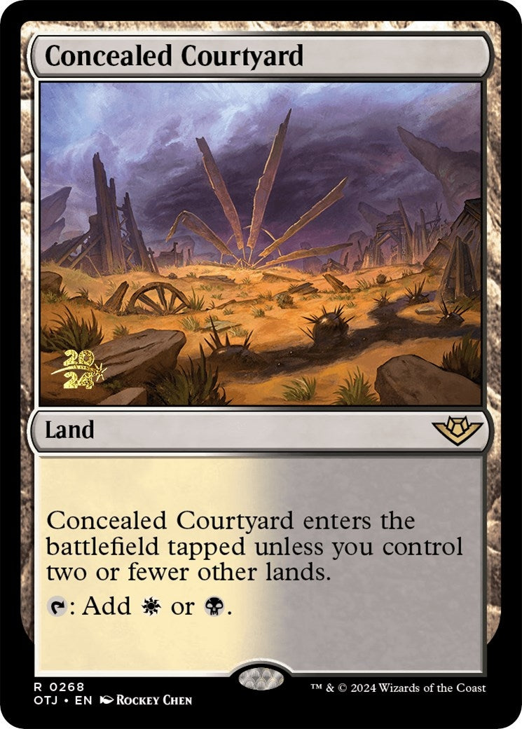 Image for Concealed Courtyard (OTJ) (268) (Prerelease Cards) - Magic: The Gathering