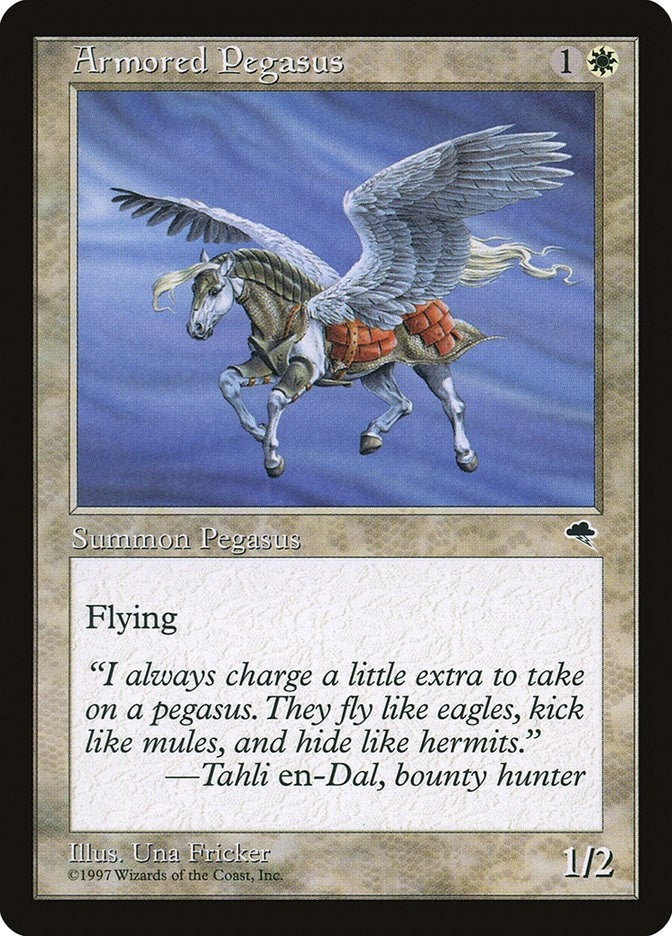 Image for Armored Pegasus (5) (Tempest) - Magic: The Gathering