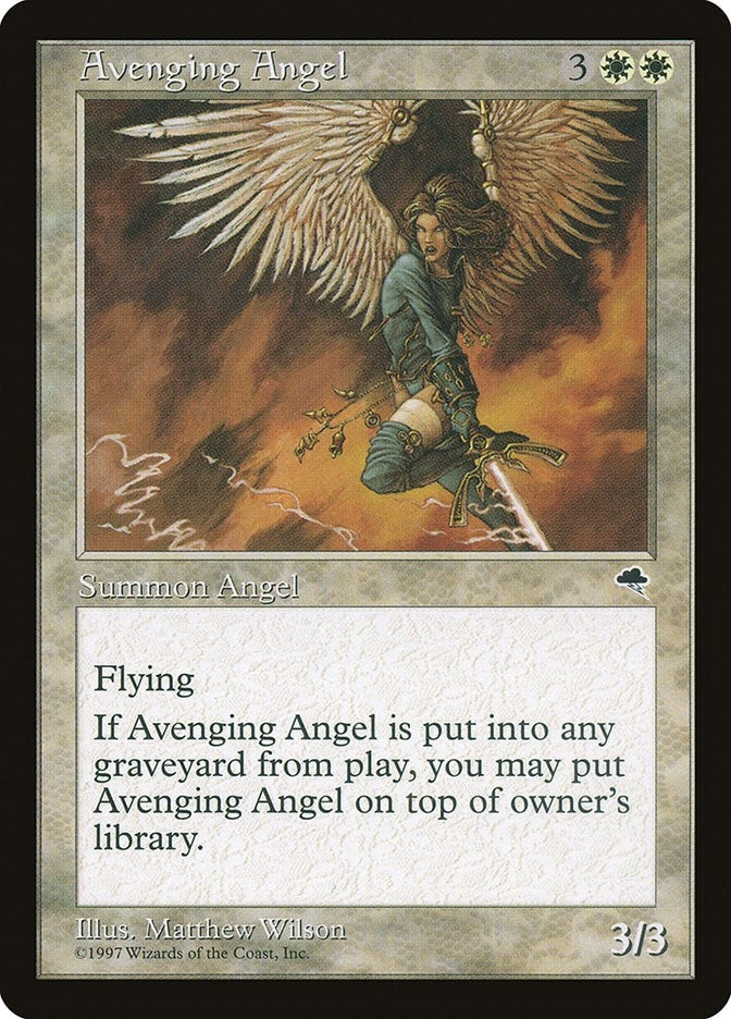Image for Avenging Angel (7) (Tempest) - Magic: The Gathering