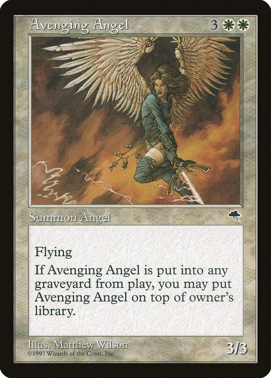 Image for Avenging Angel (7) (Tempest) - Magic: The Gathering